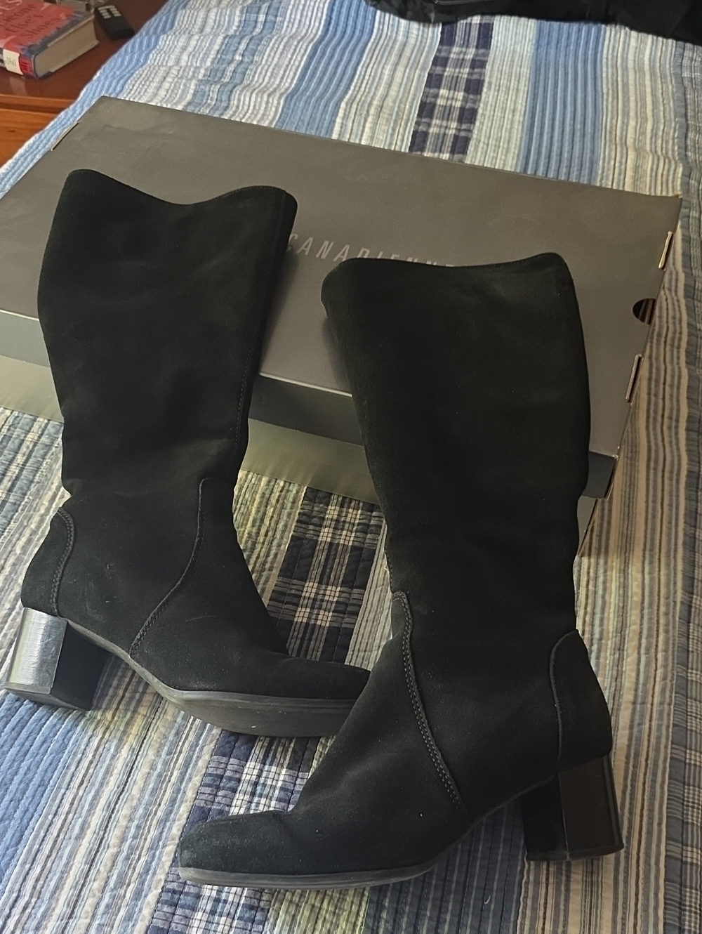 La Canadienne Jennifer CityDry Black Suede. Fair Condition. Super Warm!